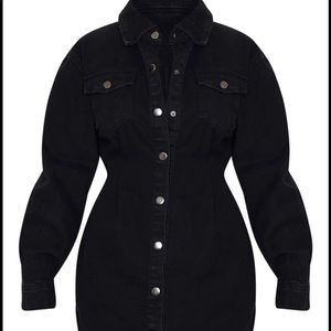 Black Denim Dress